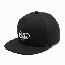 CALEE<BR>LOGO EMBROIDERY CAP(BLACK×WHITE)