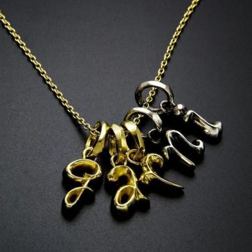 GARNI（ガルニ）k10 G motif pendant GARNI ガルニ k10 gold G motif pendant ネックレス - メルカリ