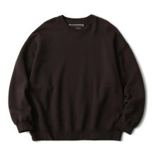 White Mountaineering<BR>GARMENT DYE TAPED SWEAT PULLOVER (BROWN)