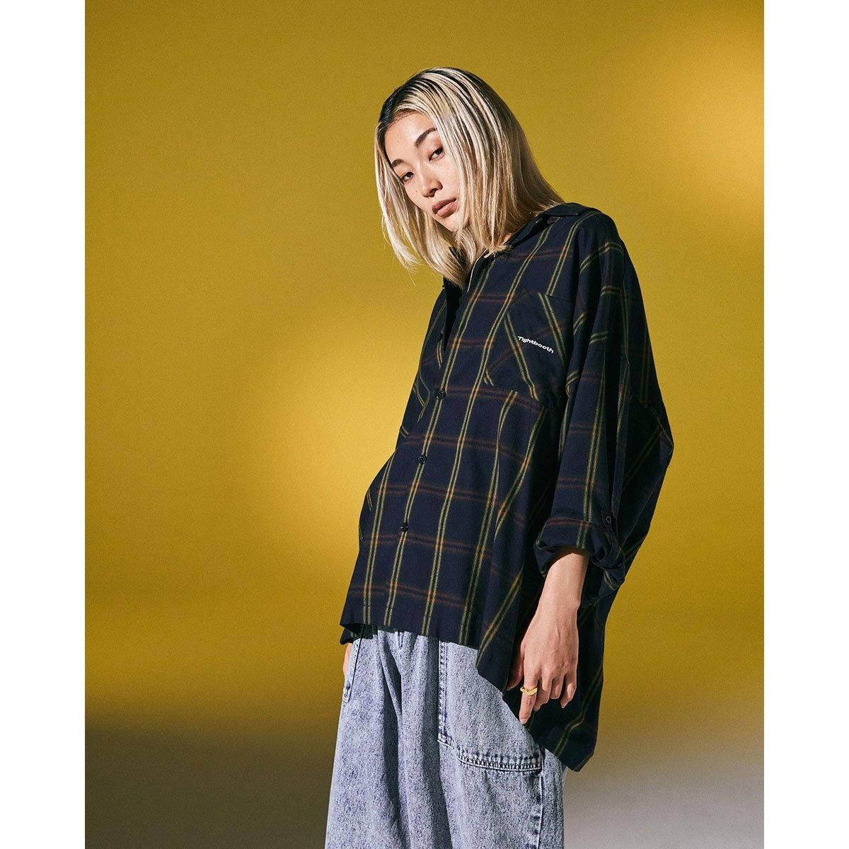 TIGHTBOOTH - PLAID ROLL-UP SHIRT 上野伸平