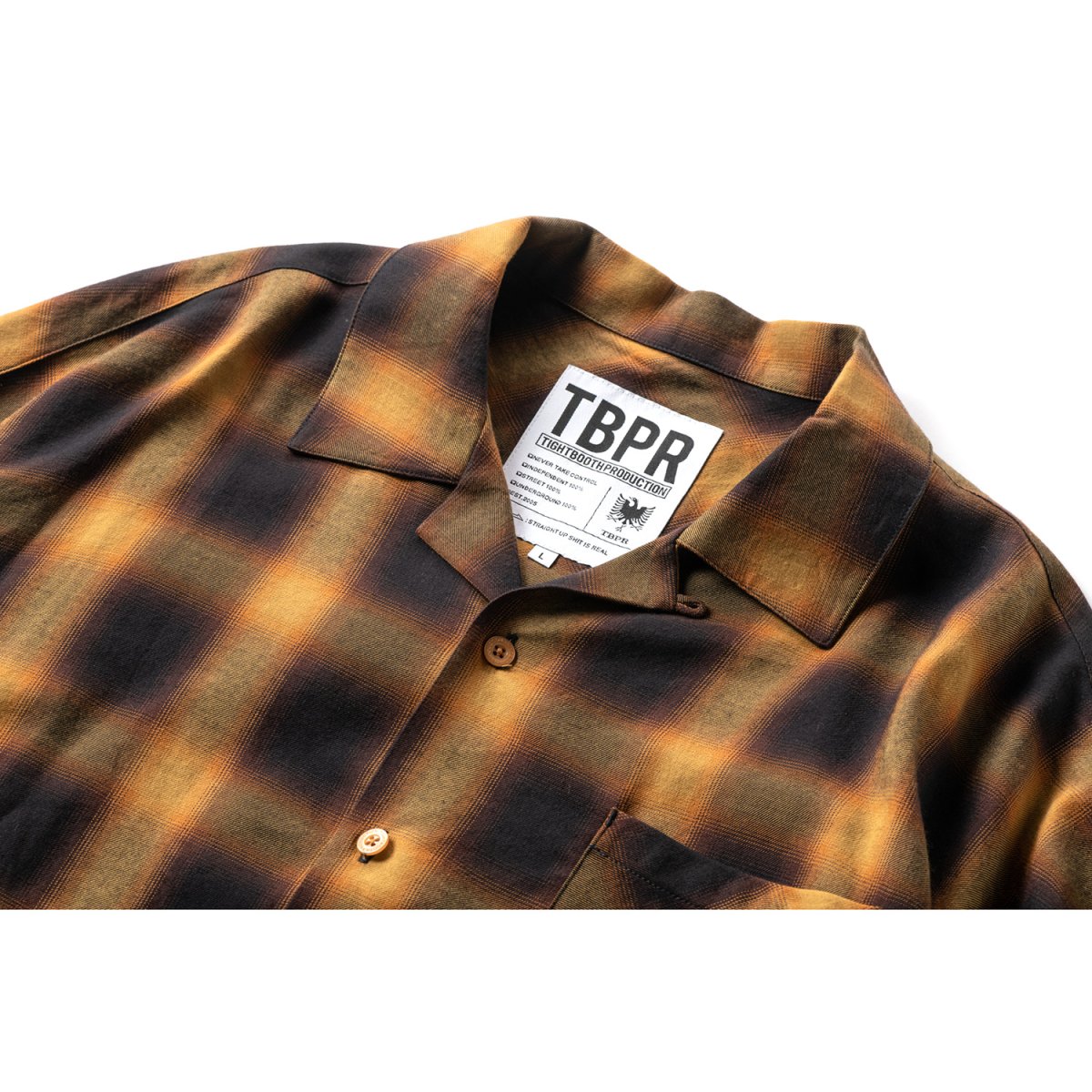 TIGHTBOOTH《タイトブース》TBPR / PLAID ROLL UP SHIRT(23SS-S04