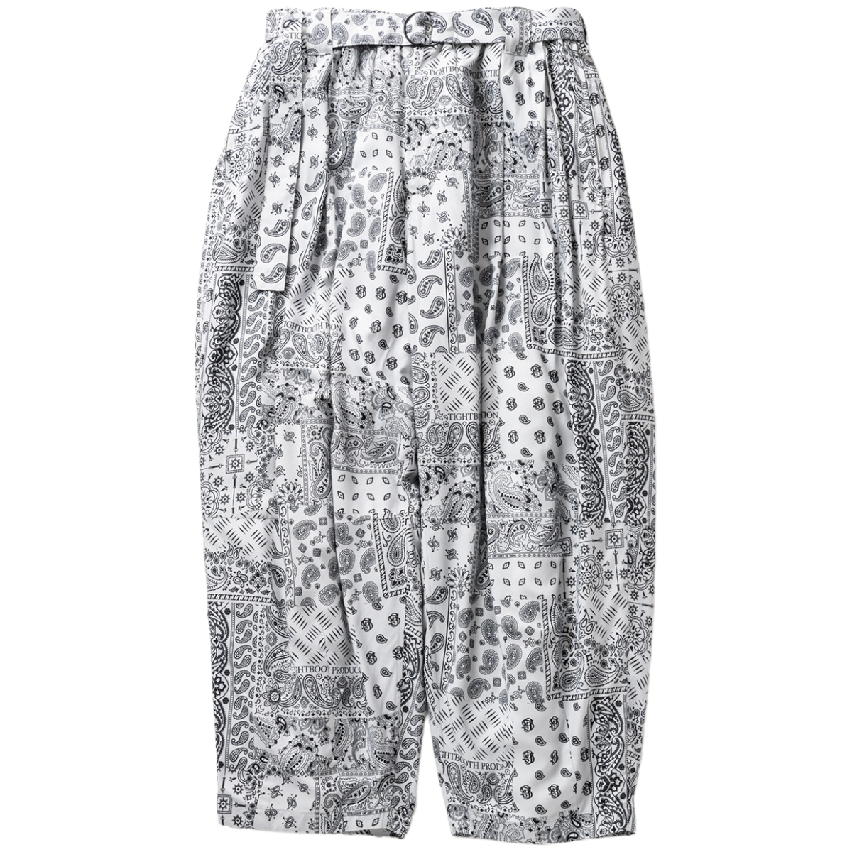 TIGHTBOOTH<BR>PAISLEY BALLOON PANTS(GRAY)