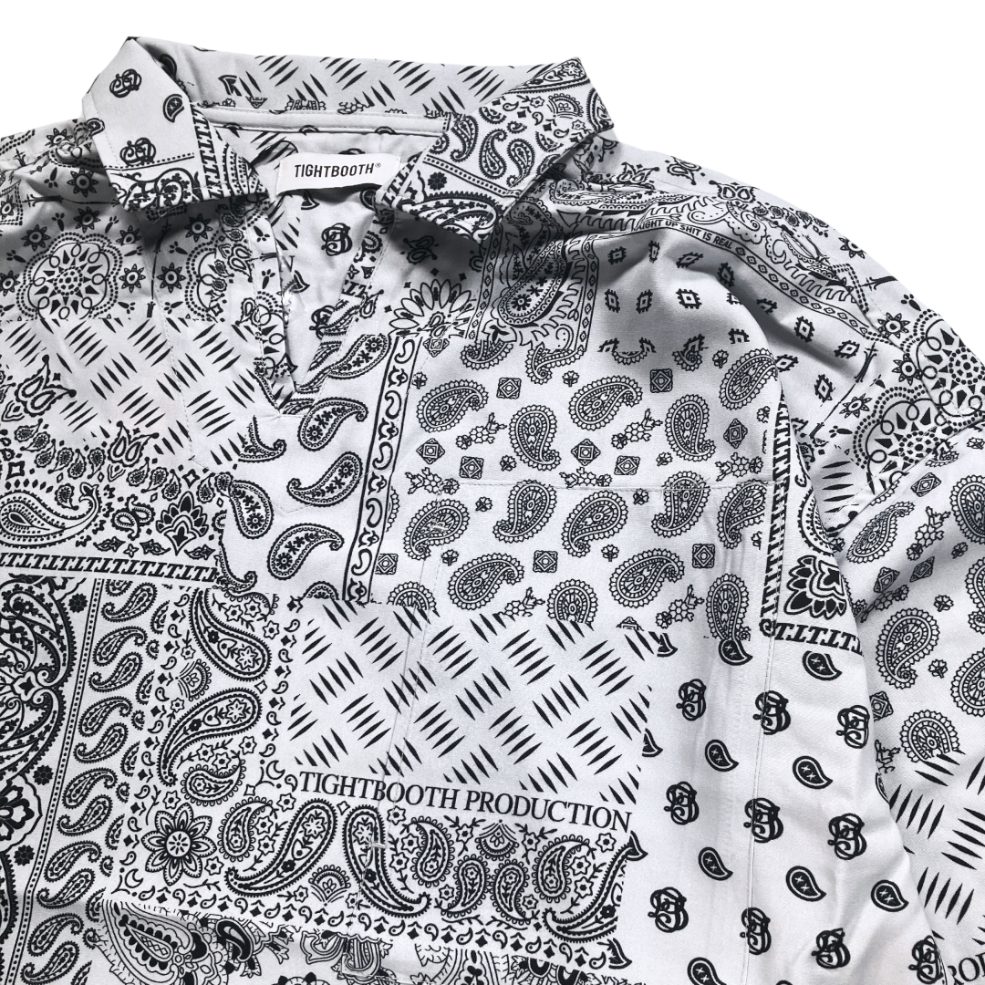 TIGHTBOOTH《タイトブース》PAISLEY L/S OPEN SHIRT(SS23-S01 TIGHTBOOTH《タイトブース》PAISLEY L/S OPEN SHIRT(SS23-S01