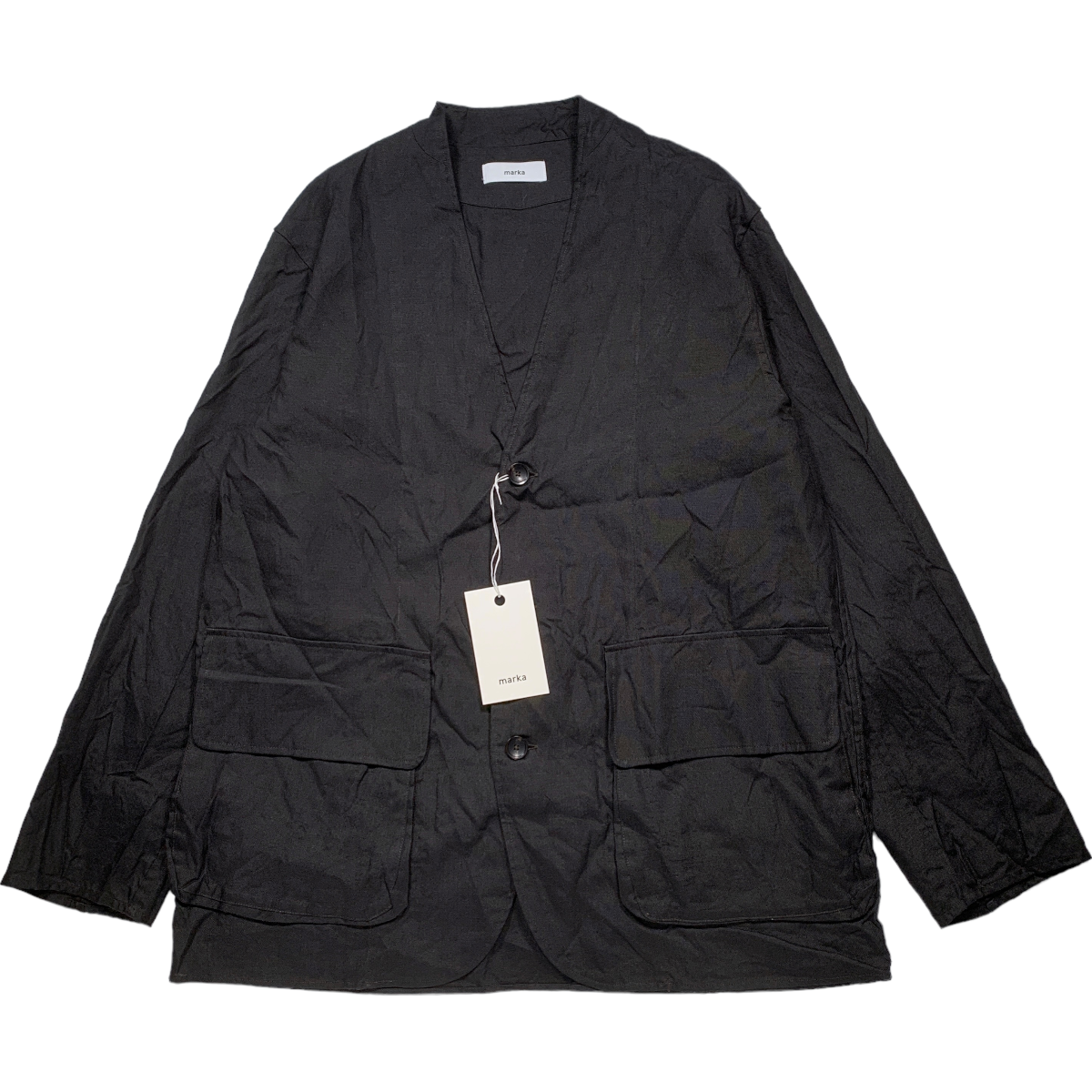 marka《マーカ》FIELDMAN JACKET - 40/2 ORGANIC RAMIE O.X marka《マーカ》FIELDMAN JACKET - 40/2 ORGANIC RAMIE O.X