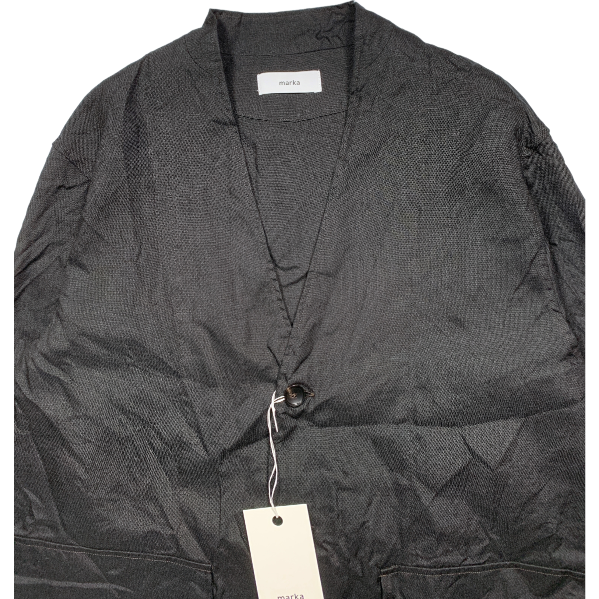 marka《マーカ》FIELDMAN JACKET - 40/2 ORGANIC RAMIE O.X marka《マーカ》FIELDMAN JACKET - 40/2 ORGANIC RAMIE O.X