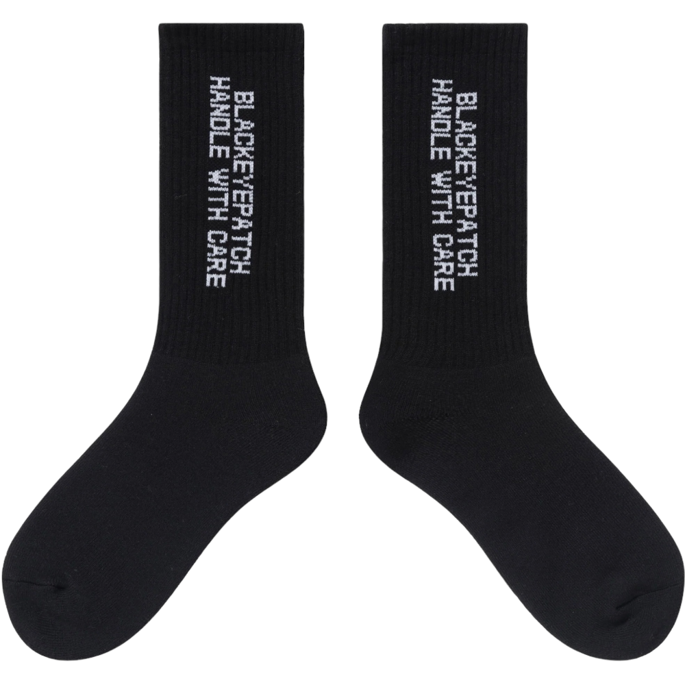 BlackEyePatch《ブラックアイパッチ》HANDLE WITH CARE SOCKS BlackEyePatch《ブラックアイパッチ》HANDLE WITH CARE SOCKS