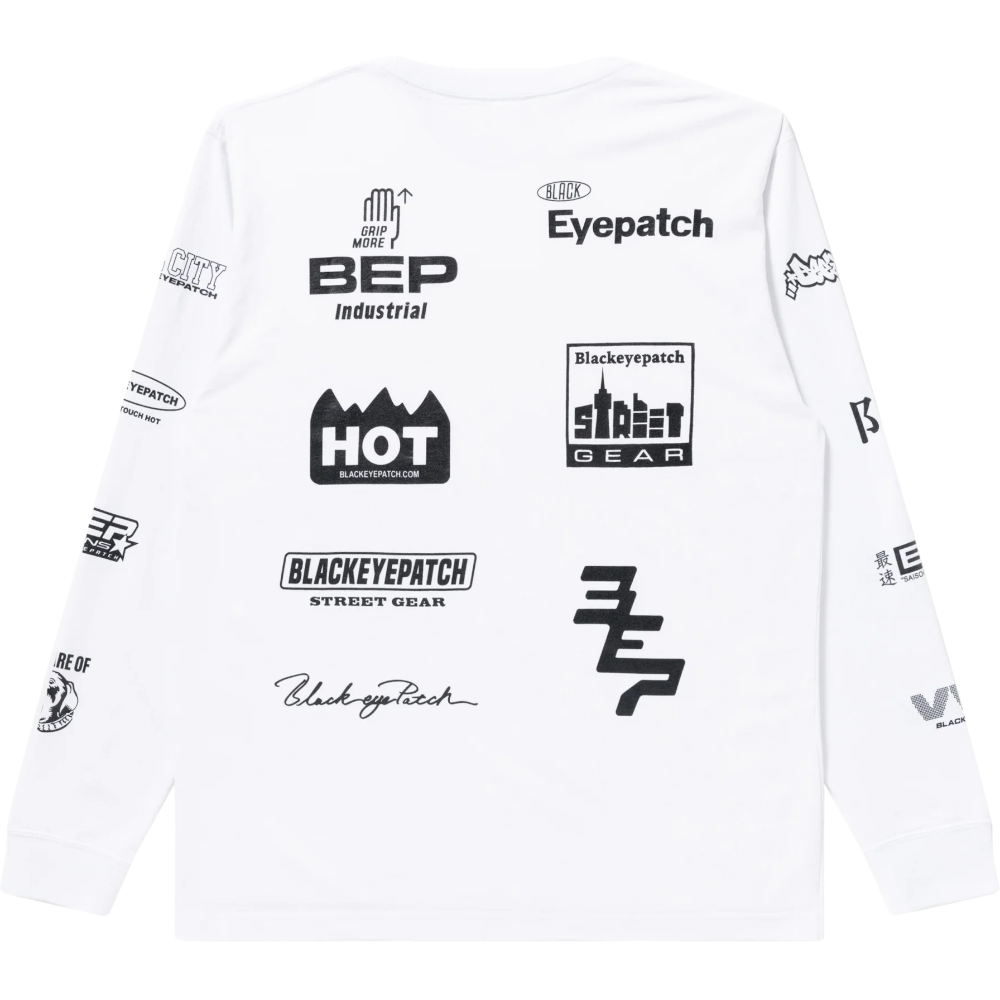 BlackEyePatch《ブラックアイパッチ》MULTI LOGO L/S TEE BlackEyePatch《ブラックアイパッチ》MULTI LOGO L/S TEE
