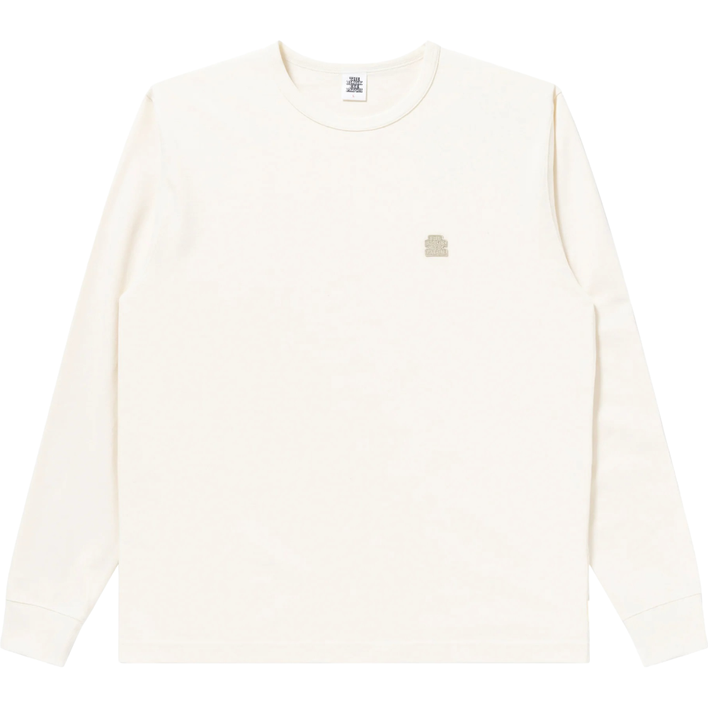 BlackEyePatch <BR>SMALL OG LABEL L/S TEE(OFF WHITE)