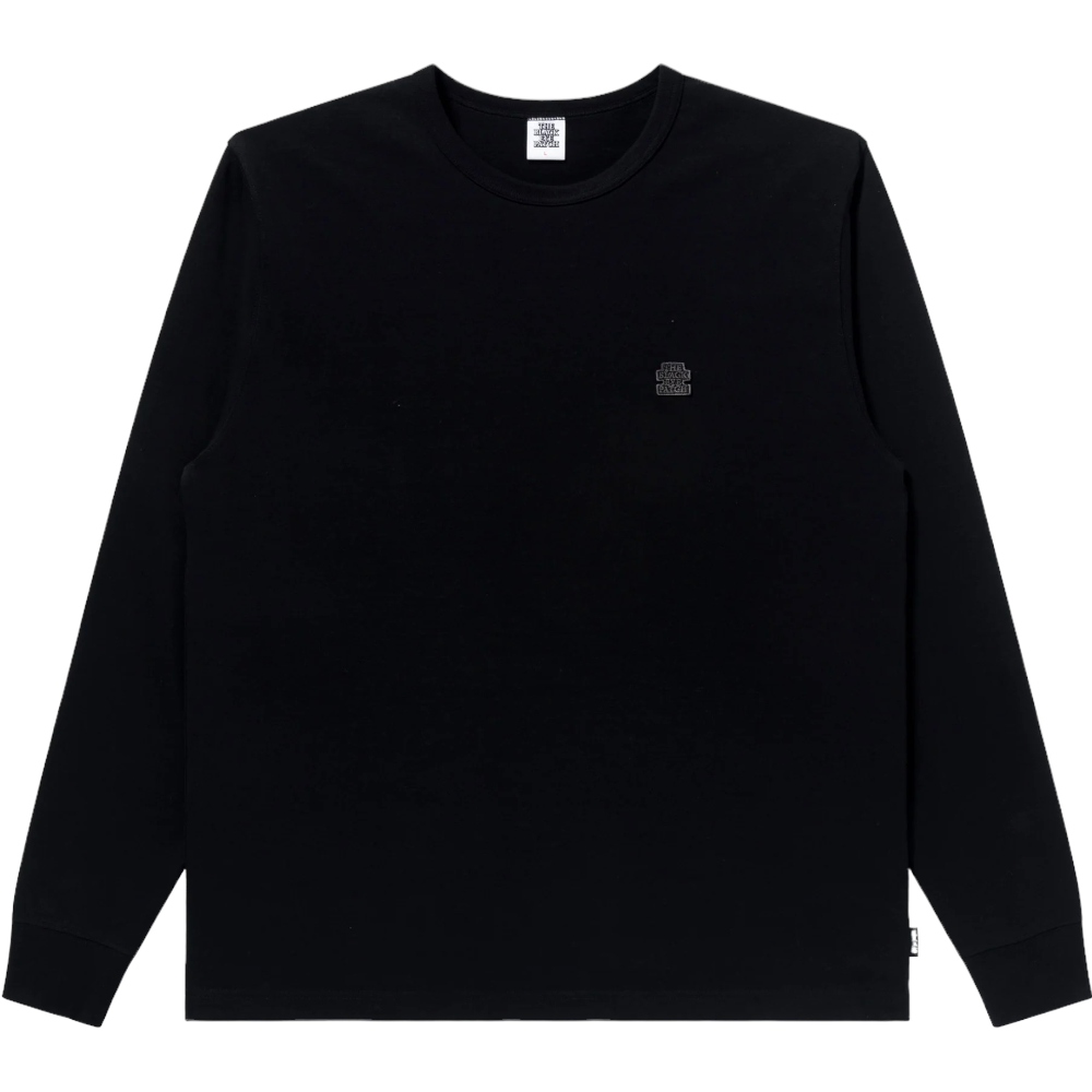 BlackEyePatch <BR>SMALL OG LABEL L/S TEE(BLACK)