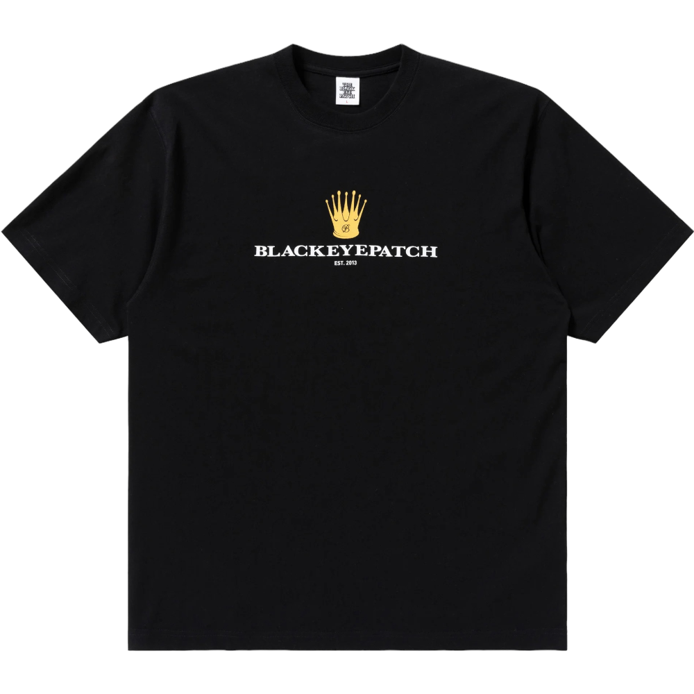 BlackEyePatch <BR>ROYAL CROWN LOGO TEE(BLACK)