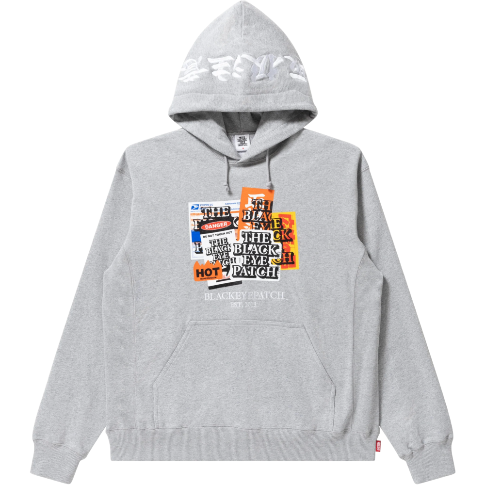 ブラックアイパッチ LABEL PACK HOODIE 取扱注意 パーカー M