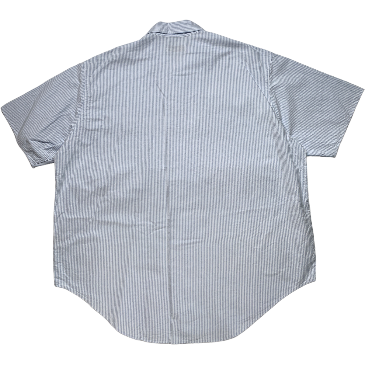 marka《マーカ》WORK SHIRT S/S - ORGANIC COTTON OXFORD STRIPE