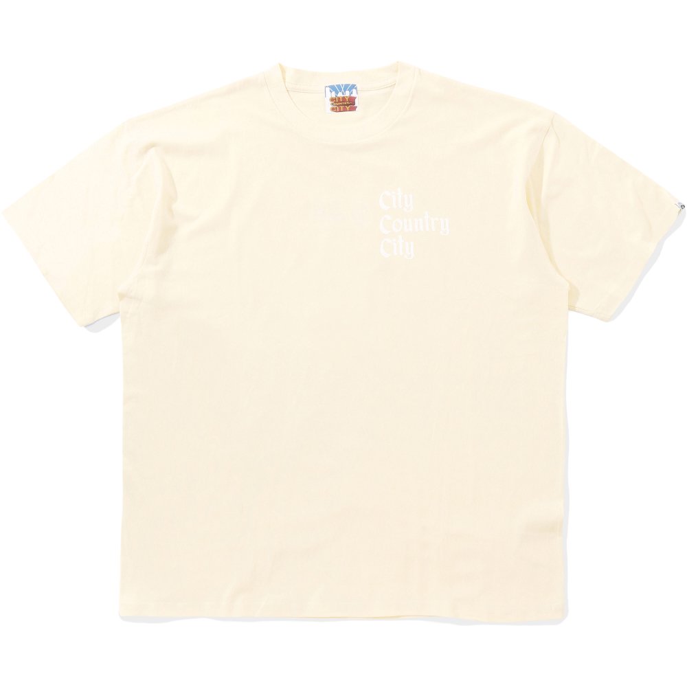 CITY COUNTRY CITY<BR>COTTON T-SHIRT_CITY COUNTRY CITY