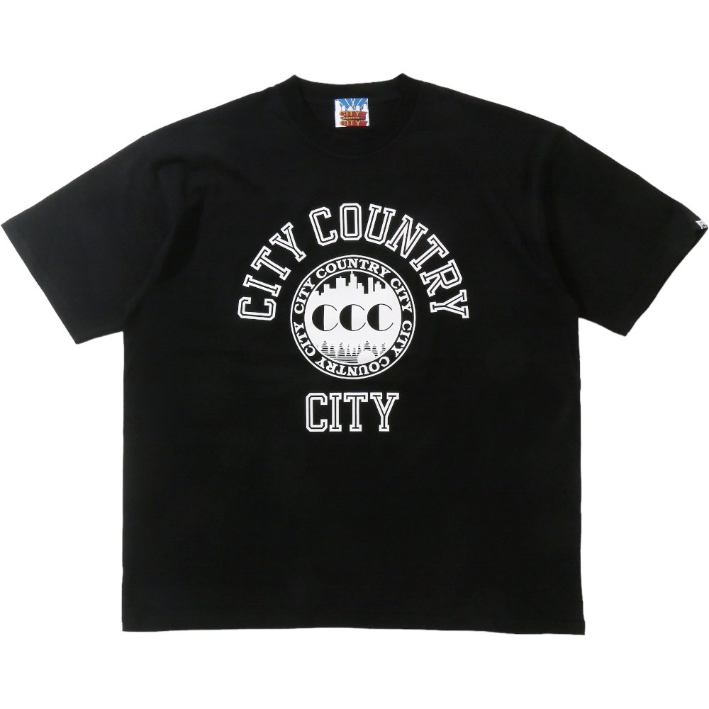 CITY COUNTRY CITY<BR>COTTON T-SHIRT_COLLAGE CCC