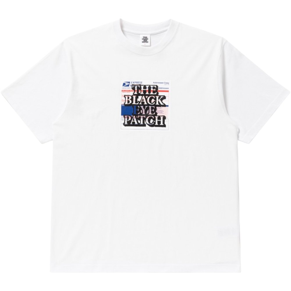 Tシャツ/カットソー(半袖/袖なし)the black eye patch usps label tee