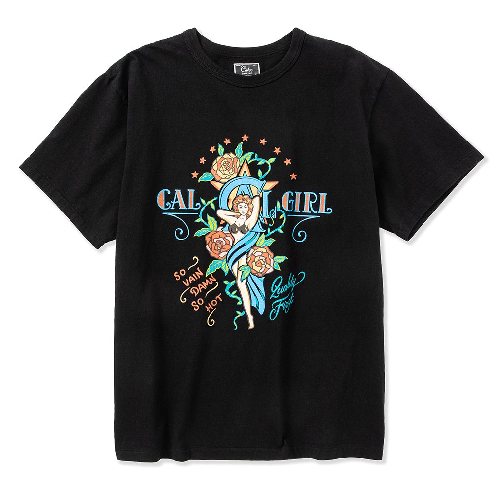 CALEE《キャリー》| BINDER NECK SYNDICATE RETRO GIRL VINTAGE T