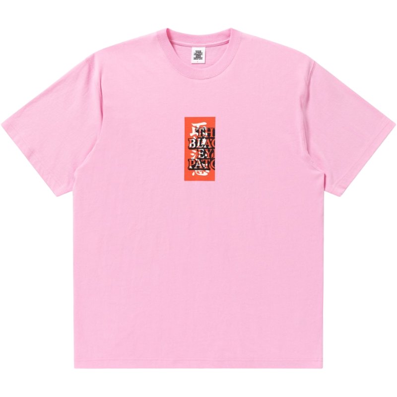BlackEyePatch <BR>HANDLE WITH CARE TEE(PINK)