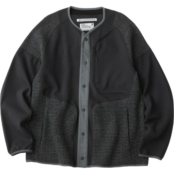White Mountaineering<BR>PATCH WORK BLOUSON(CHARCOAL)