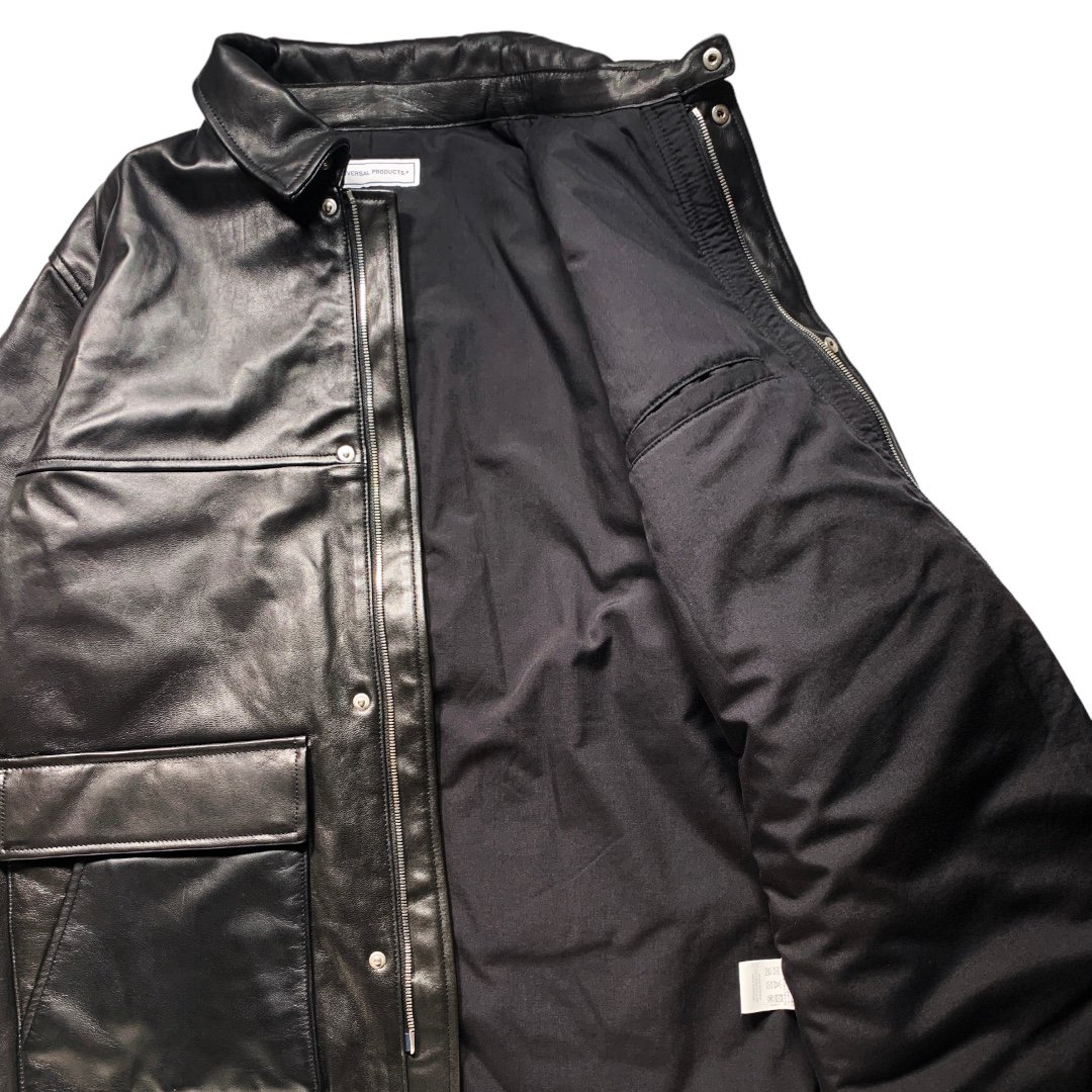 UNIVERSAL PRODUCTS《ユニバーサルプロダクツ》SHEEP LEATHER CARCOAT 