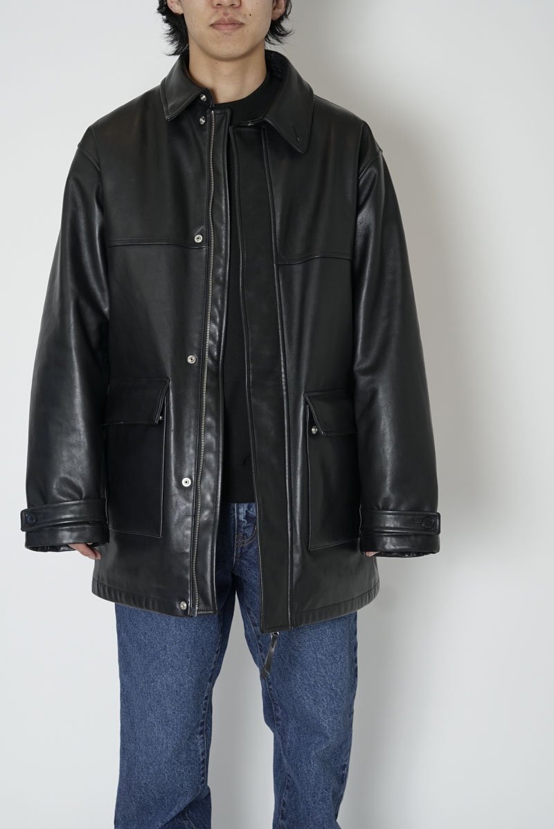 UNIVERSAL PRODUCTS《ユニバーサルプロダクツ》SHEEP LEATHER CARCOAT 