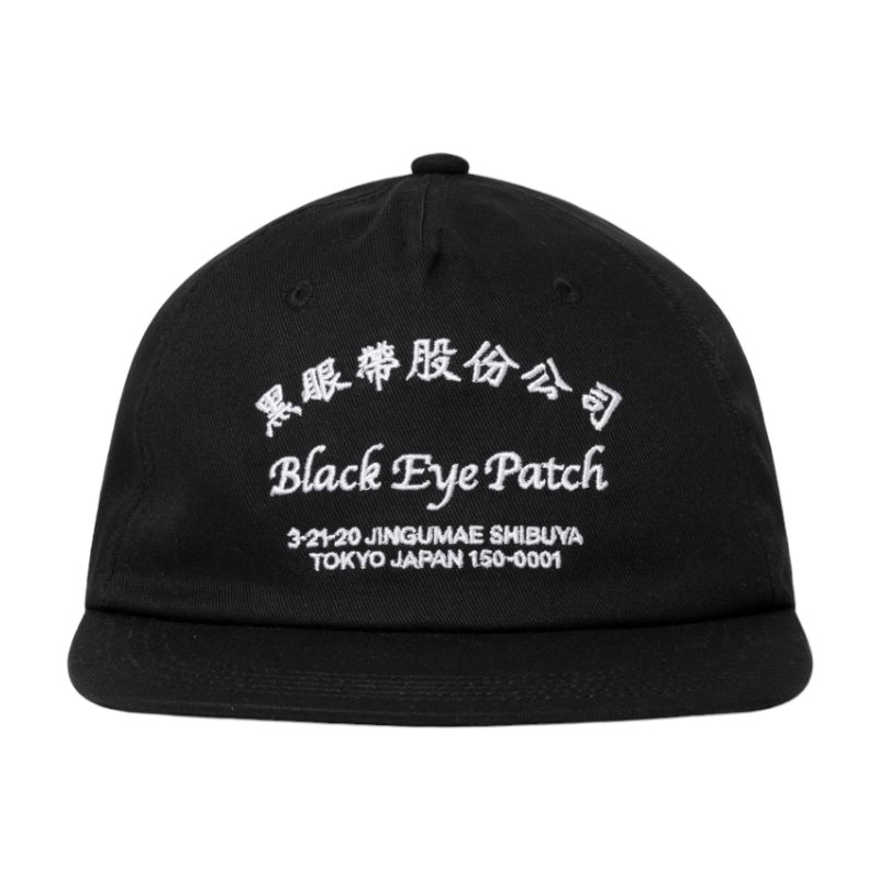 ブラックアイパッチ OG LABEL MESH CAP BLACK-