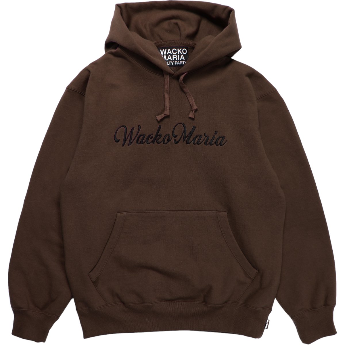 WACKOMARIA<BR>HEAVY WEIGHT PULLOVER HOODED SWEAT SHIRT(TYPE-1)(BROWN)