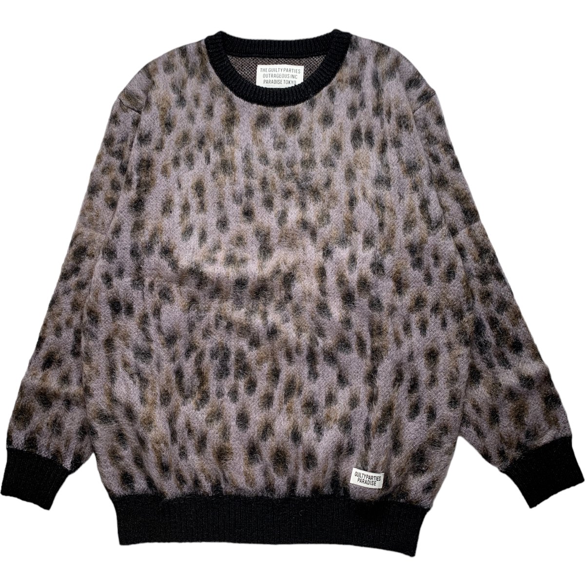 WACKOMARIA《ワコマリア》LEOPARD MOHAIR CREW NECK SWEATER(TYPE-1 ...