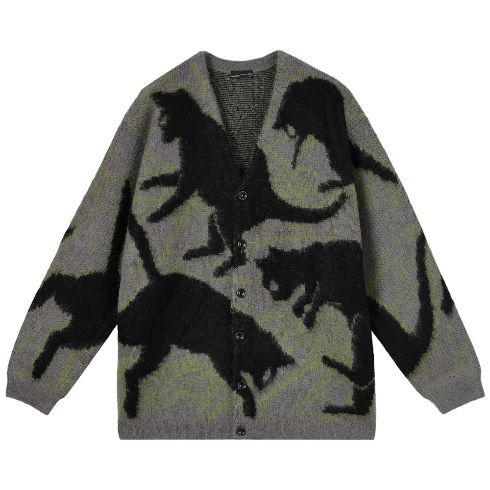 LAD MUSICIAN《ラッドミュージシャン》MOHAIR SHAGGY KNIT CAT CARDIGAN(2223-032) | 公式通販 |  BlackSheep【ブラックシープ】Official Online Store