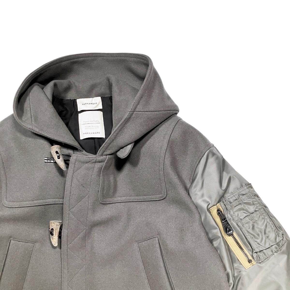MARKAWARE《マーカウエア》DUFFLE COAT - ORGANIC WOOL MELTON MARKAWARE《マーカウエア》DUFFLE COAT - ORGANIC WOOL MELTON