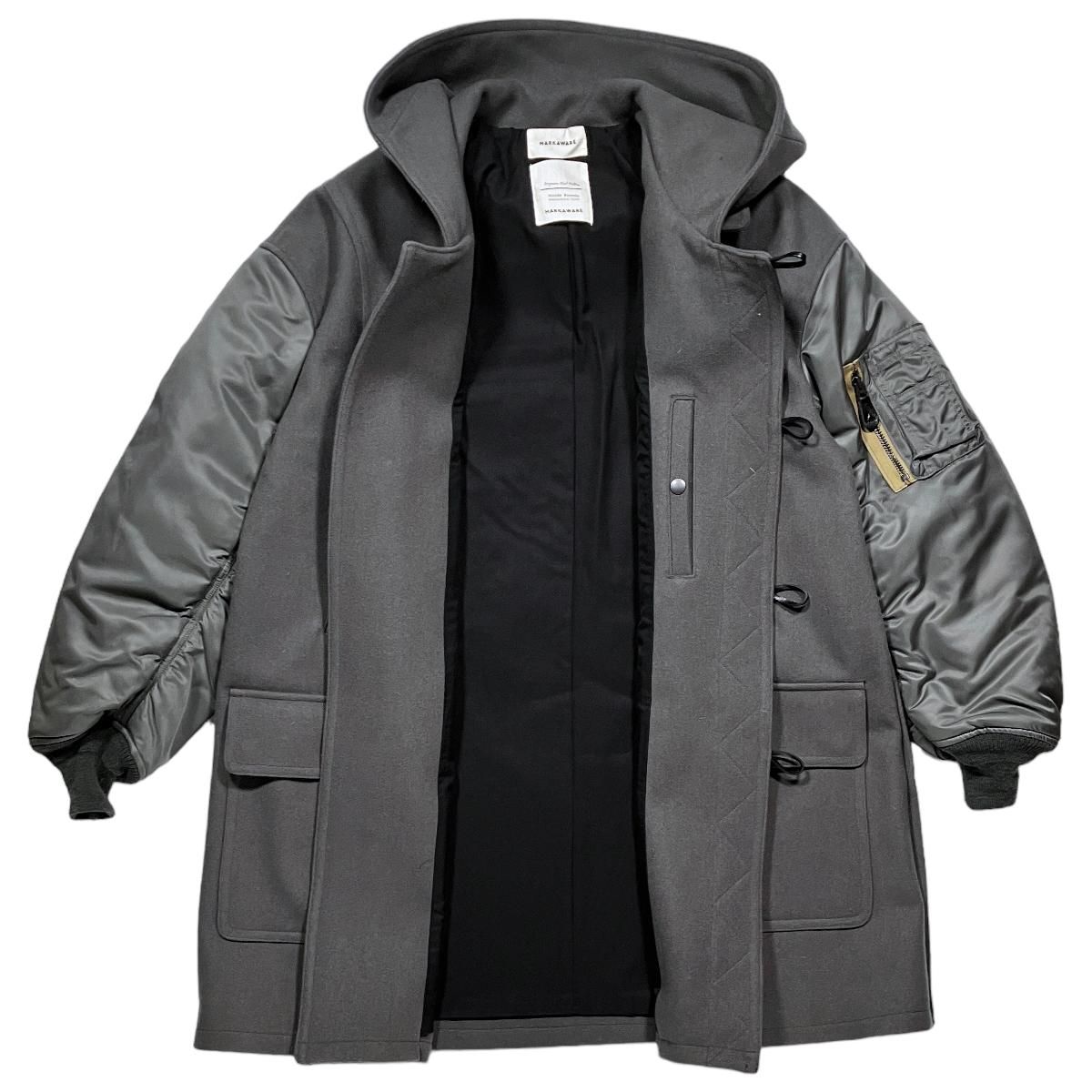 markaware マーカウエア　カシミヤダッフル　サイズ２ markaware マーカウエアカシミヤダッフルサイズ2