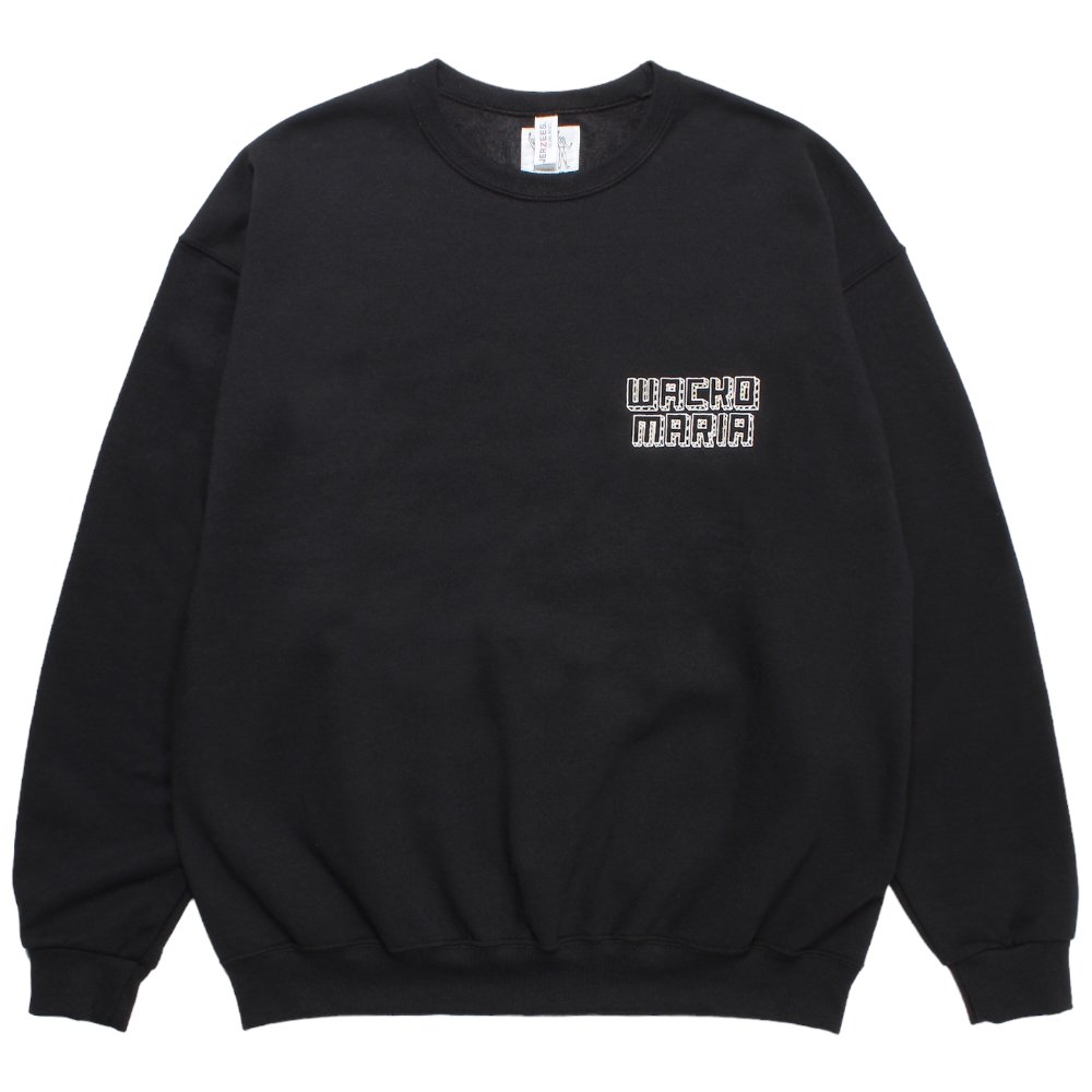 ROUUIS/ボトム/M/コットン/BLK/COLLEGE SWEAT-