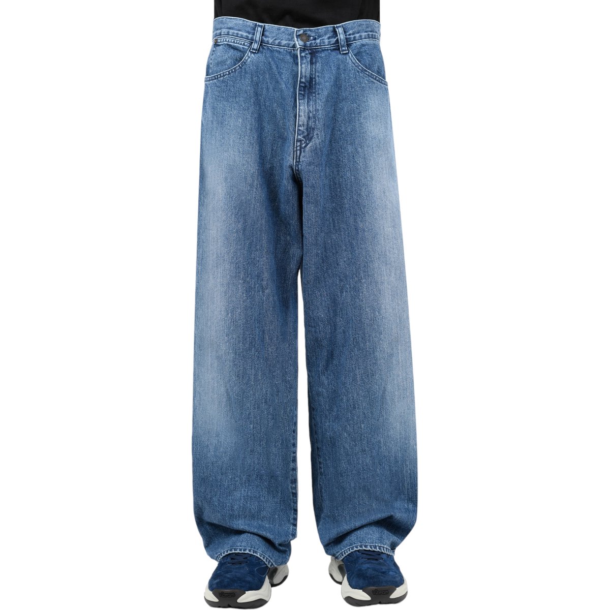 LAD MUSICIAN《ラッドミュージシャン》12oz FLAT DENIM TAPERED BAGGY PANTS(2223-505) |  公式通販 | BlackSheep【ブラックシープ】Official Online Store