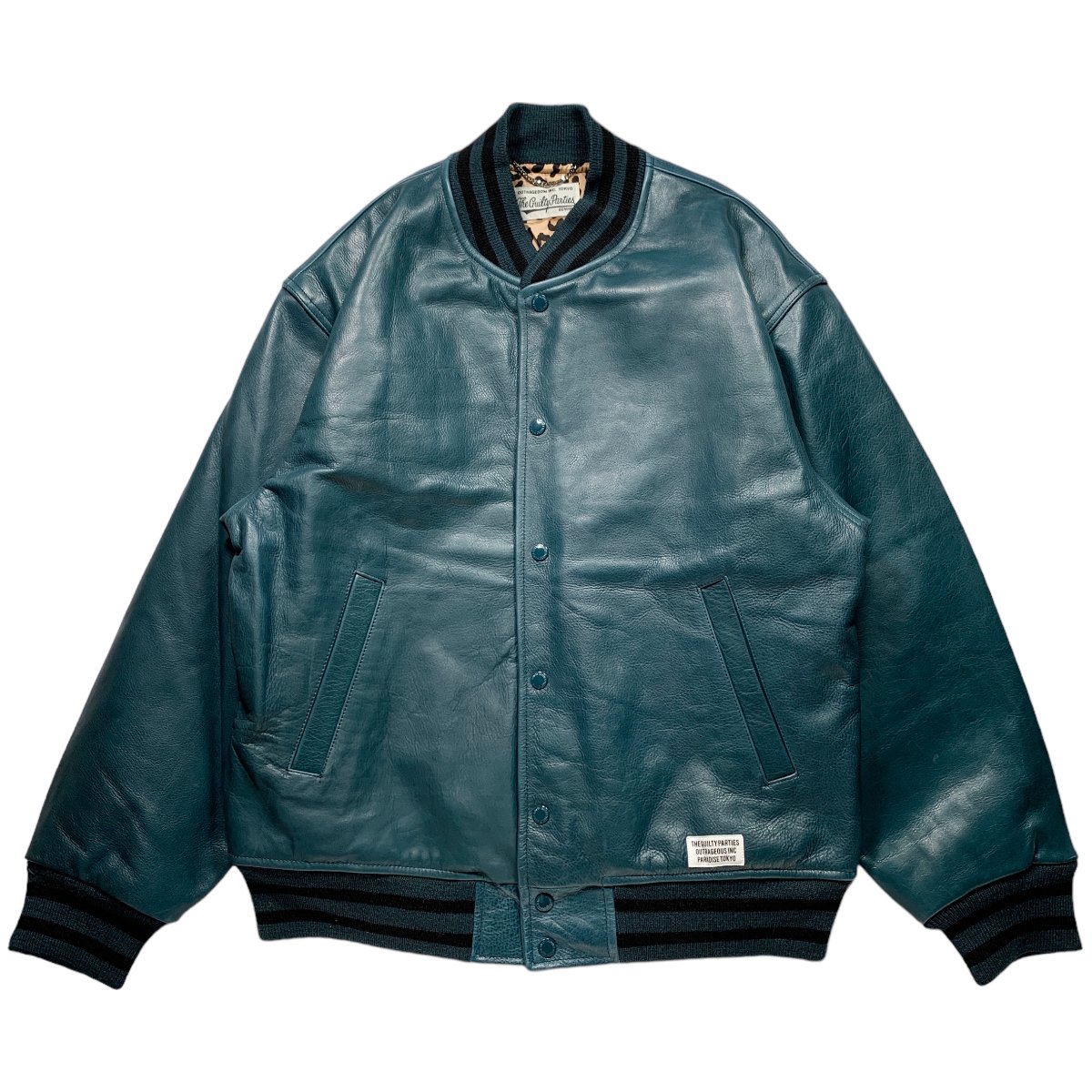 WACKOMARIA《ワコマリア》LEATHER VARSITY JACKET -A-(23FW-WMO-BL03 ...