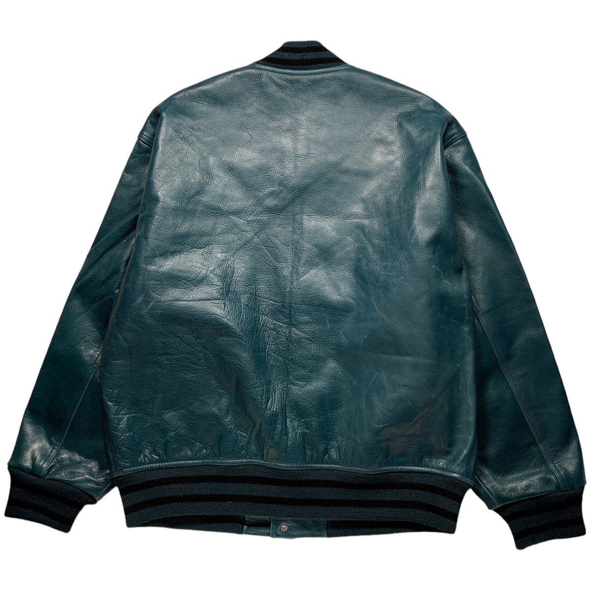 WACKOMARIA《ワコマリア》LEATHER VARSITY JACKET -A-(23FW-WMO-BL03 ...