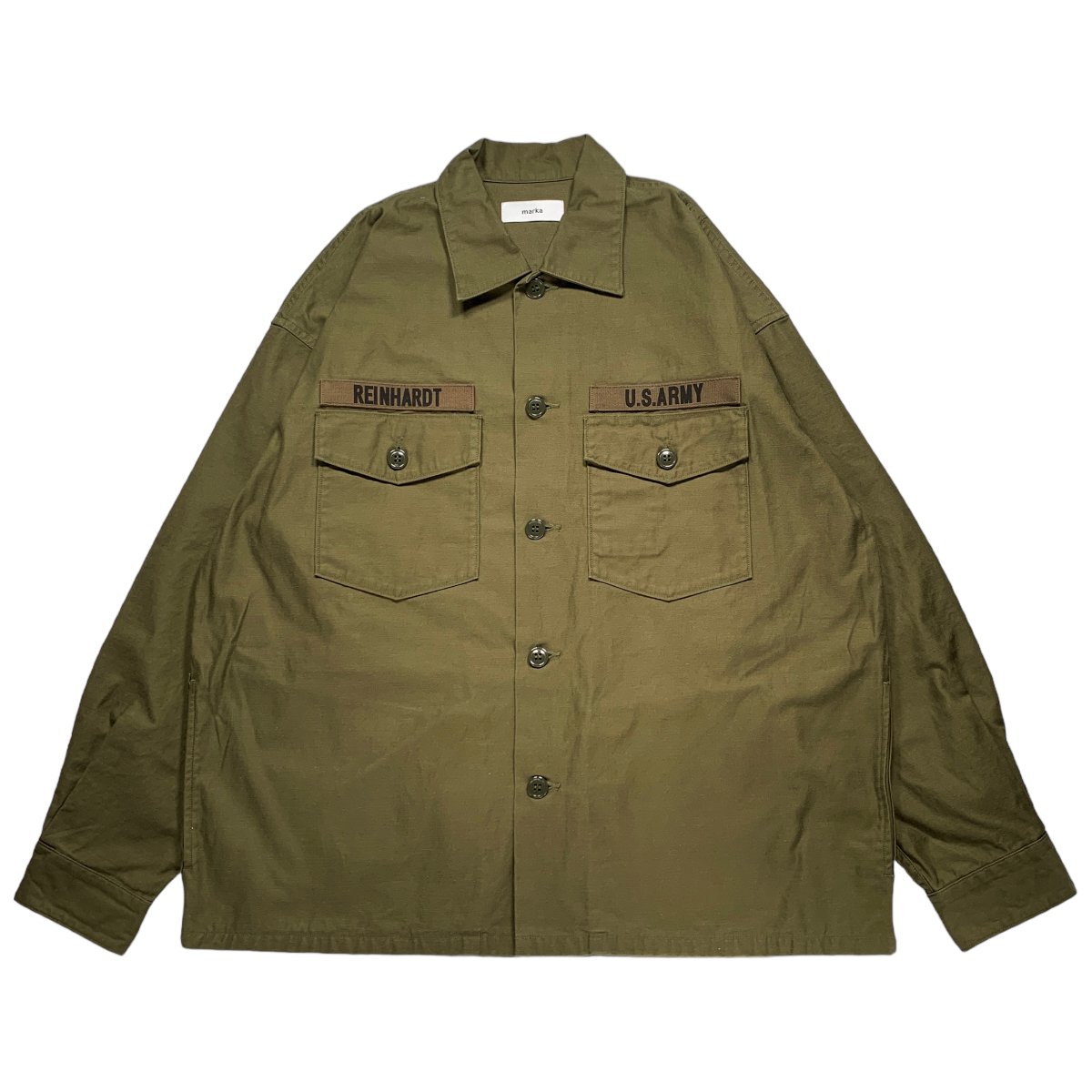 marka《マーカ》| UTILITY SHIRT - ORGANIC COTTON BACK SATIN - (M24A-05SH01C) |  公式通販 | BlackSheep【ブラックシープ】Official Online Store