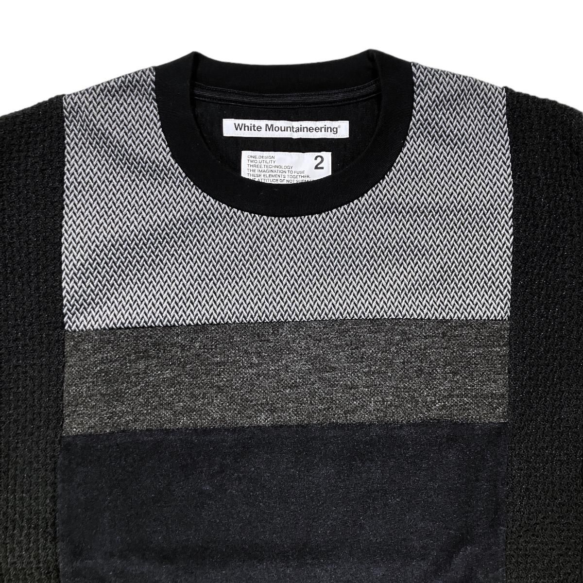 WhiteMountaineering《ホワイトマウンテニアリング》PATCHWORK T WhiteMountaineering《ホワイトマウンテニアリング》PATCHWORK T