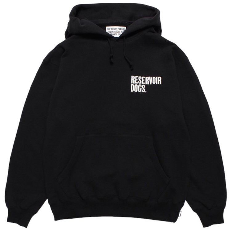 WACKOMARIA<BR>RESERVOIR DOGS / MIDDLE WEIGHT PULLOVER HOODED SWEAT SHIRT(BLACK)