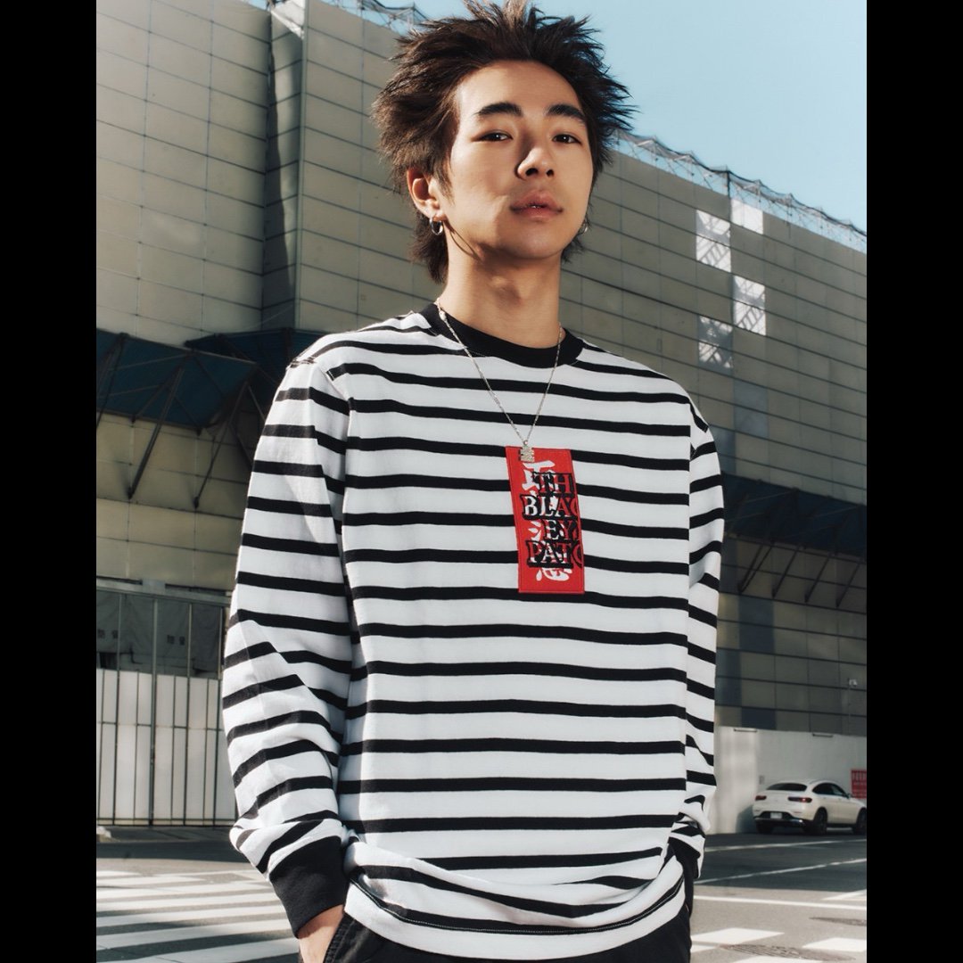 BlackEyePatch《ブラックアイパッチ》| HWC LABEL STRIPED L/S TEE ...