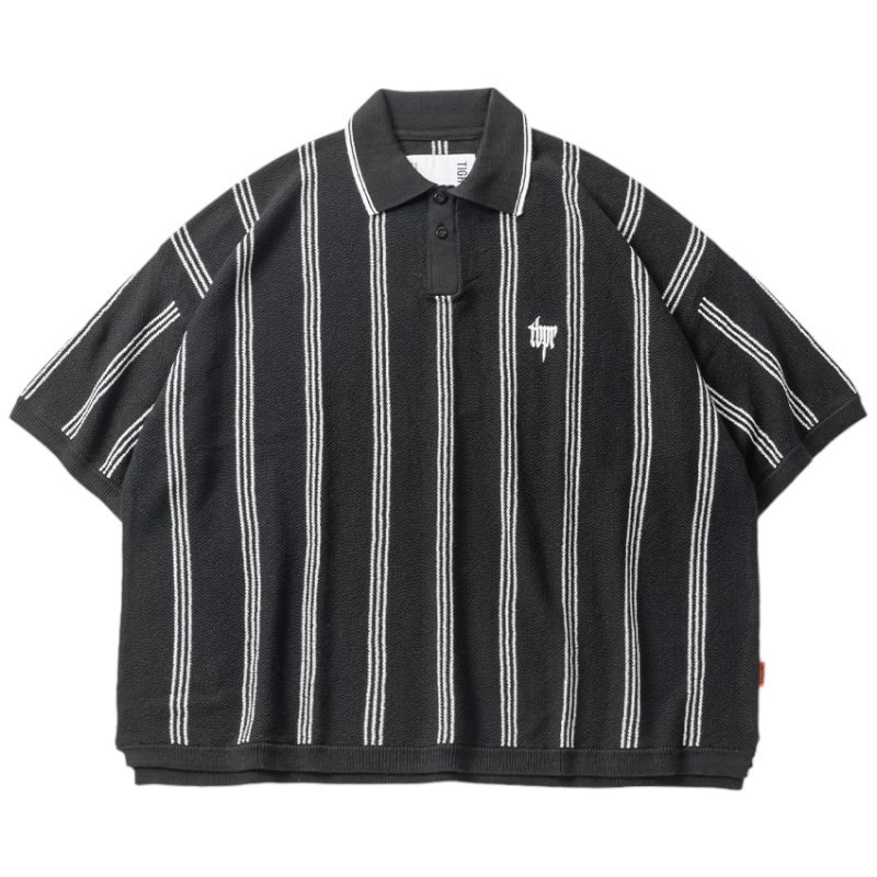 TIGHTBOOTH《タイトブース》TBPR / Stripe Knit POLO(SS24-KN03) | 公式通販 | BlackSheep【ブラックシープ】Official ONLINE STORE