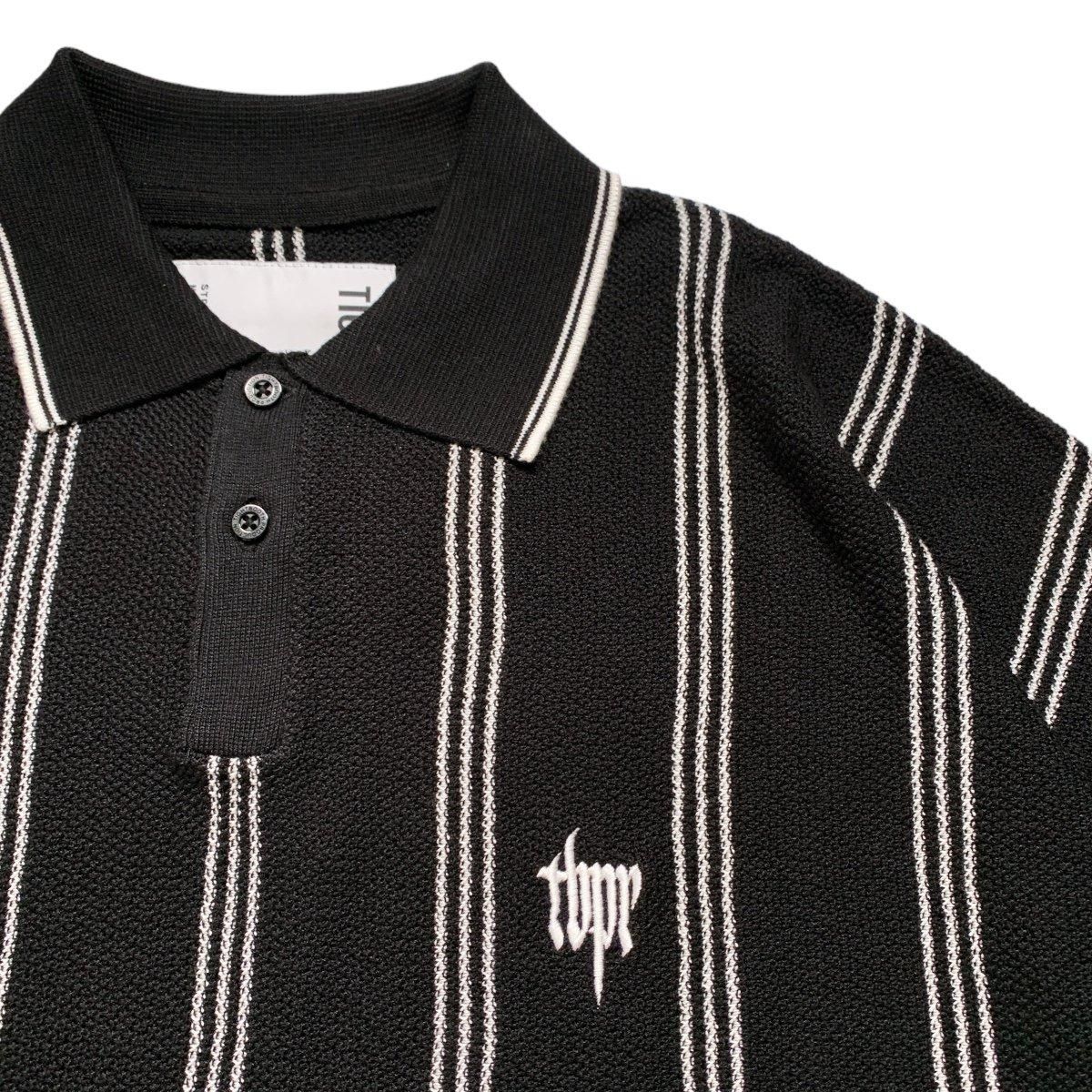 TIGHTBOOTH《タイトブース》TBPR / STRIPE KNIT POLO(SS24-KN03 