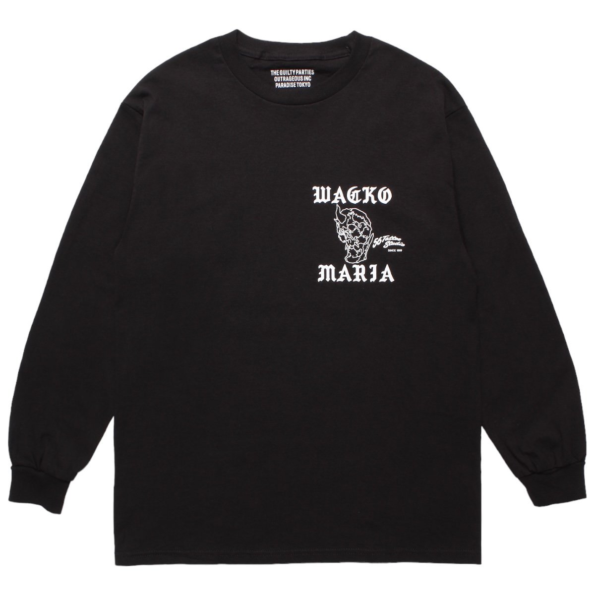 WACKOMARIA《ワコマリア》56 TATTOO STUDIO / CREW NECK LONG SLEEVE T-SHIRT(56TS-WM-LT01)  | 公式通販 | BlackSheep【ブラックシープ】Official Online Store