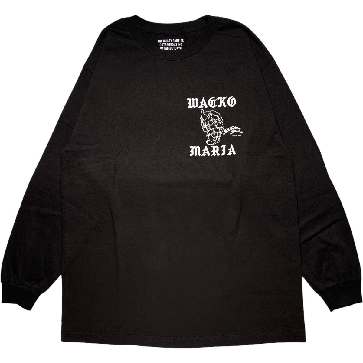 WACKOMARIA《ワコマリア》56 TATTOO STUDIO / CREW NECK LONG SLEEVE T-SHIRT(56TS-WM-LT01)  | 公式通販 | BlackSheep【ブラックシープ】Official Online Store