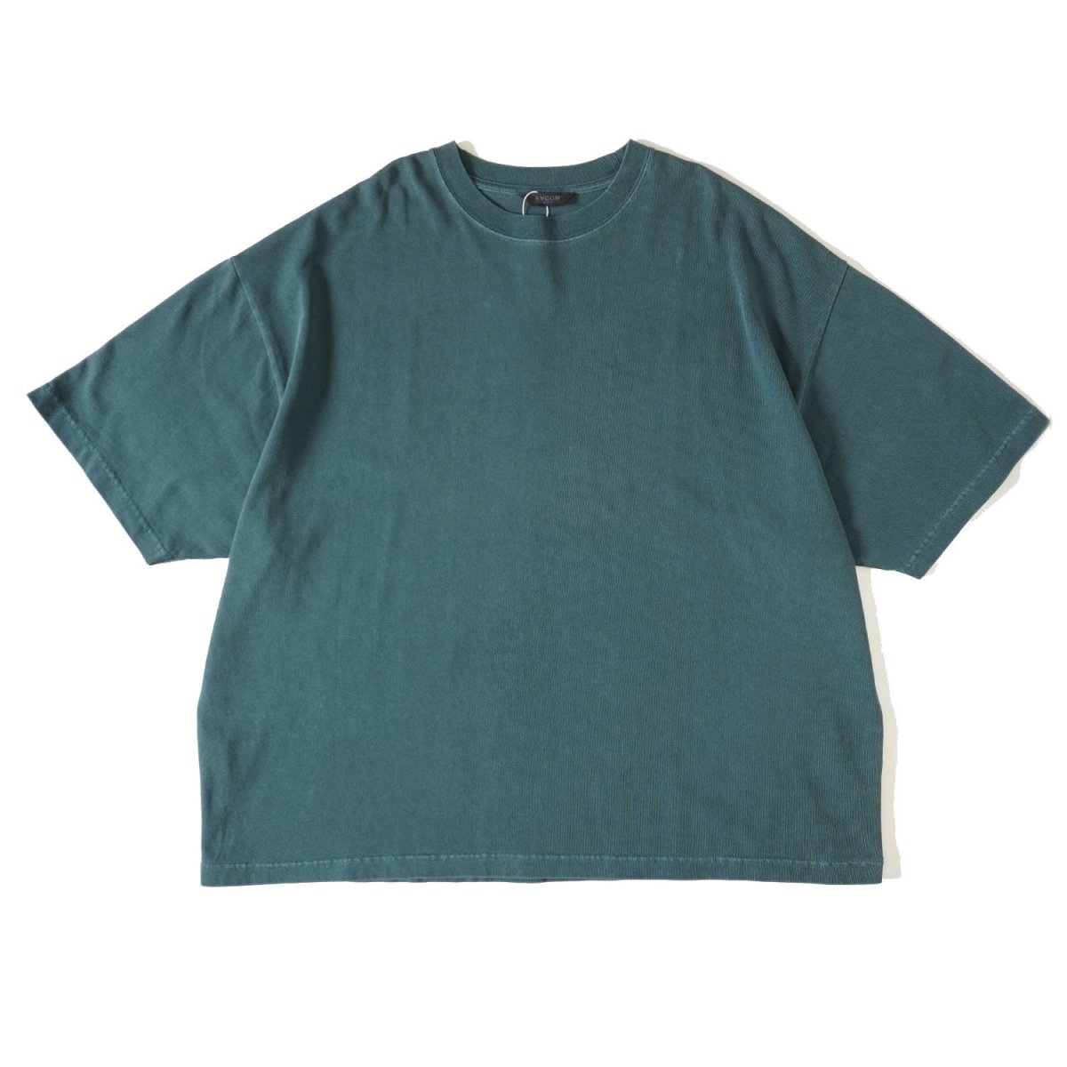 EVCON<BR>PIGMENT WIDE S/S T-SHIRT(GREEN)