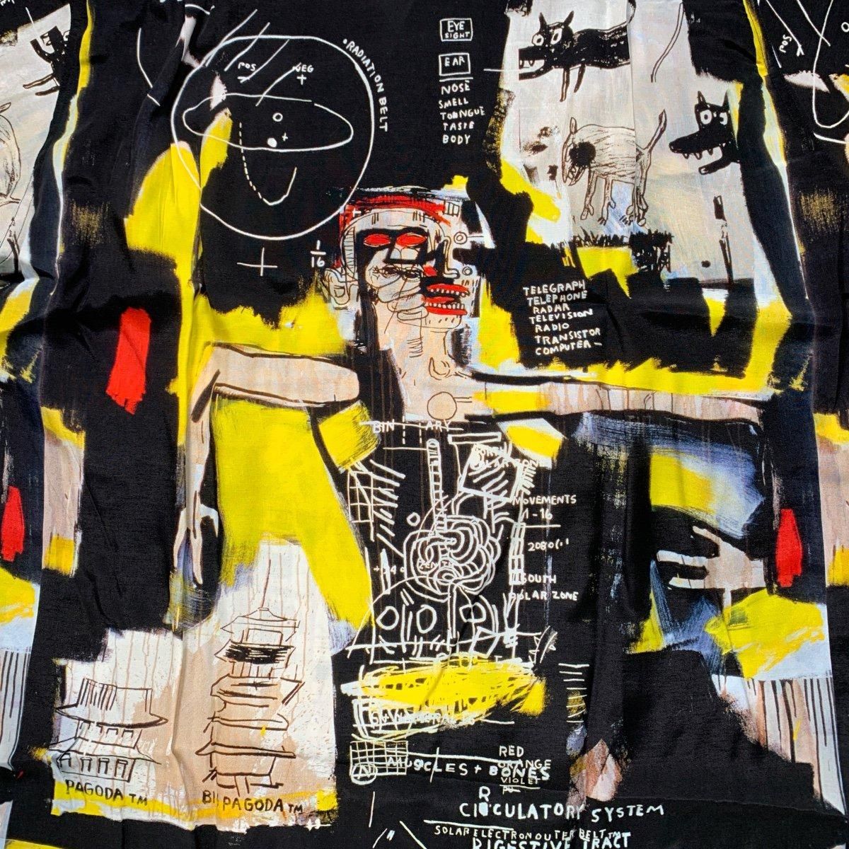 M【WACKOMARIA】BASQUIAT SHIRT SS／新品タグ付／送料込 WACKOMARIA《ワコマリア》JEAN-MICHEL BASQUIAT / S/S HAWAIIAN