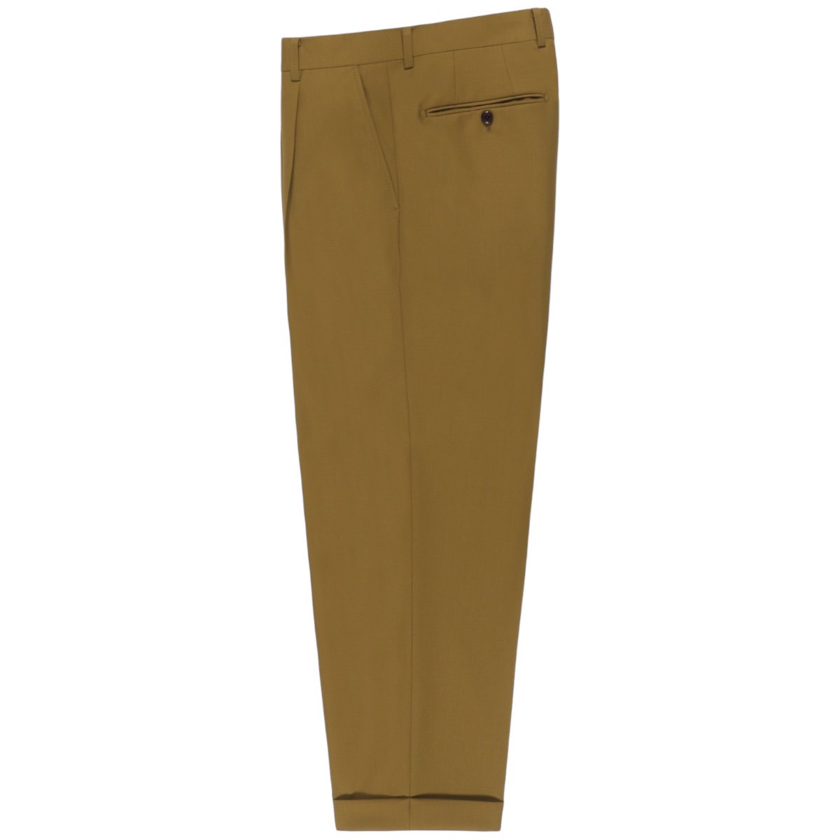 WACKOMARIA<BR>DORMEUIL / PLEATED TROUSERS(TYPE-2)(GOLD)