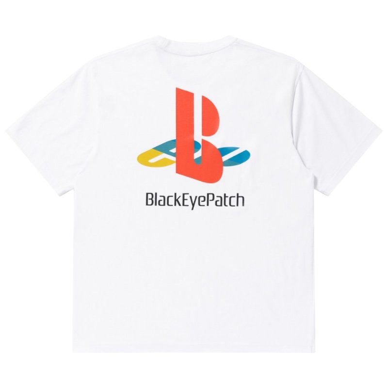 BlackEyePatch <BR>PLATFORM LOGO TEE(WHITE)