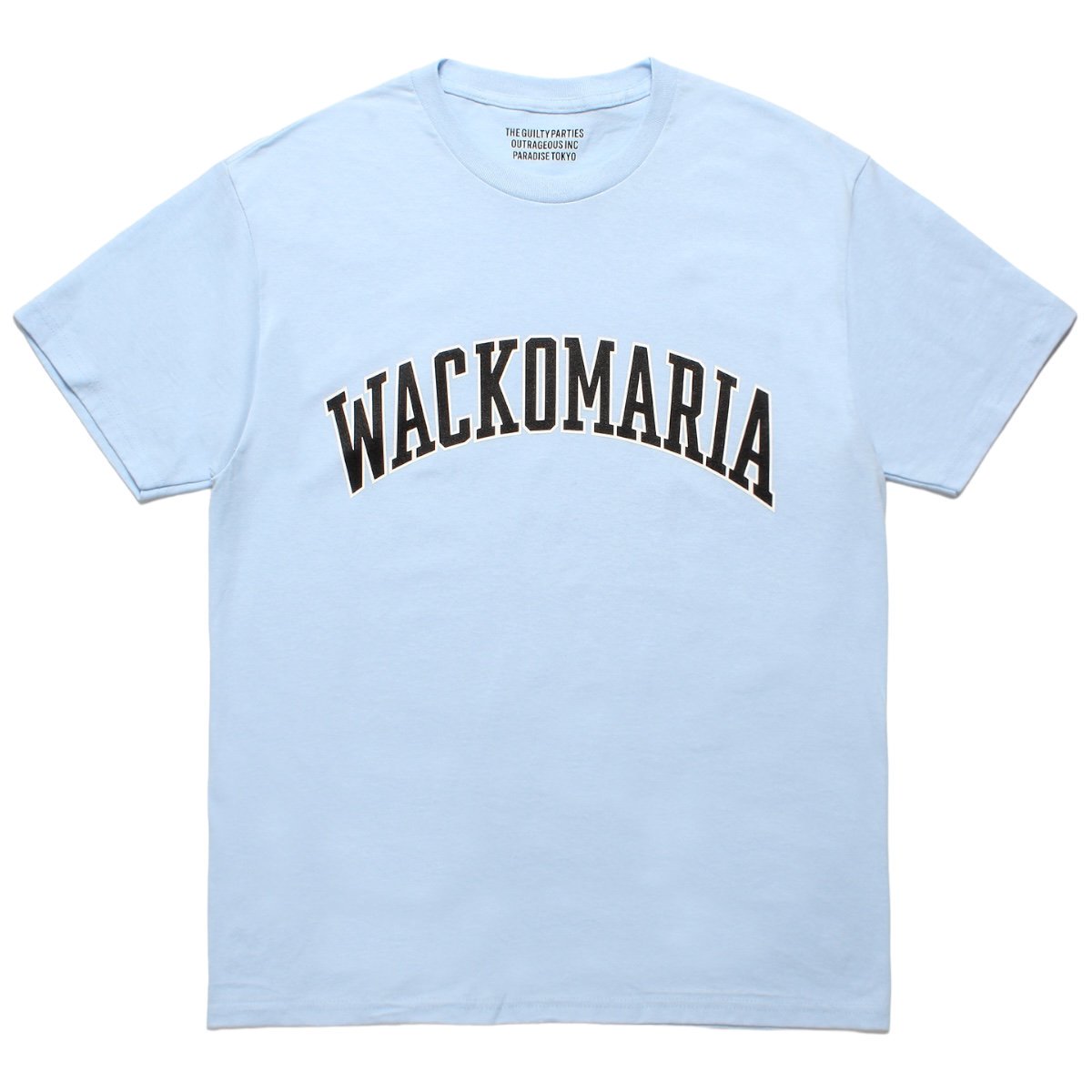 WACKOMARIA<BR>CREW NECK T-SHIRT(TYPE-8)(L-BLUE)