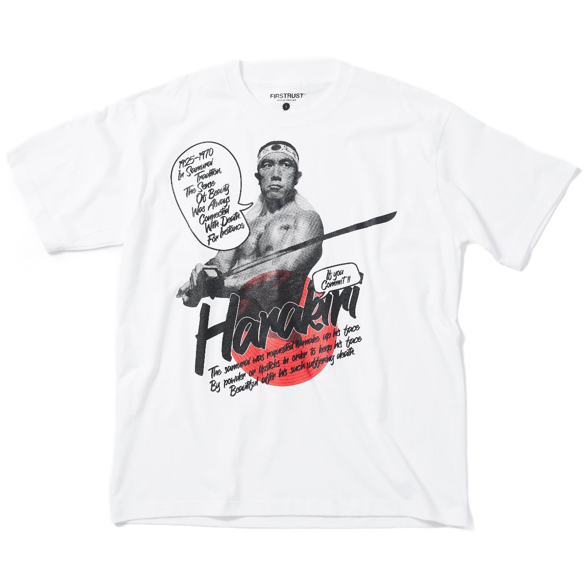 FIRSTRUST<BR>1925-1975 YUKIO MISHIMA / T-SHIRT(WHITE)