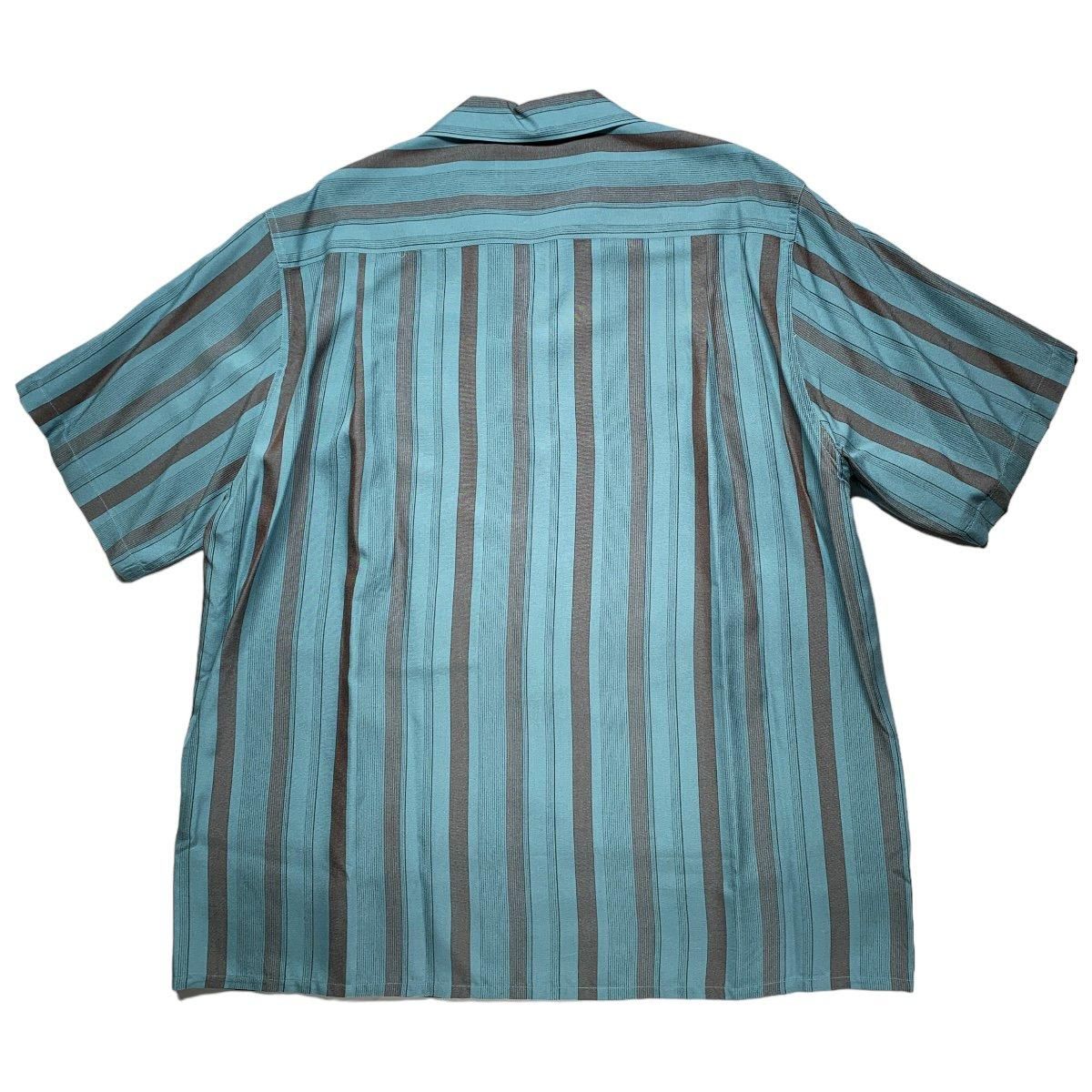 STRIPED OPEN COLLAR SHIRT S/S (TYPE-2) 24SS-WMS-OC09