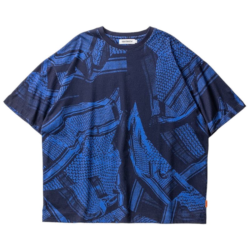 TIGHTBOOTH<BR>TBPR / SHEMAGH T-SHIRT(BLUE)